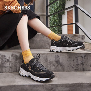 Skechers斯凯奇官方新款熊猫鞋老爹鞋女休闲运动鞋ins（40、11979白色/银色/WSL）