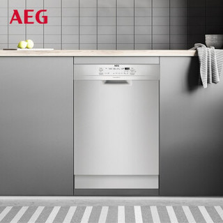 AEG 欧洲原装进口9套独嵌两用家用洗碗机  FFB51400ZM