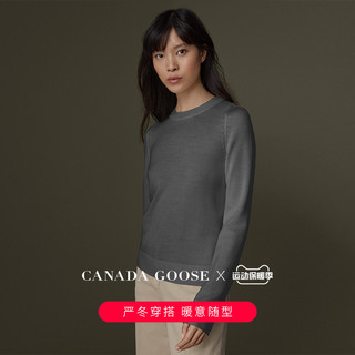 CANADA GOOSE / 加拿大鹅 Saturna 圆领毛衣-文字标记 7024L