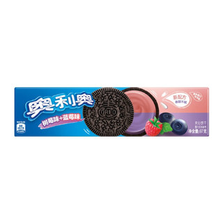 OREO 奥利奥 夹心饼干 树莓味+蓝莓味 97g