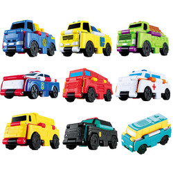 澳贝酷变车队反反车463875变形小汽车儿童口袋玩具车益智创意男孩女孩个性玩具
