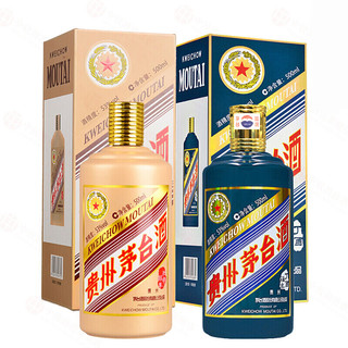 MOUTAI 茅台 生肖纪念酒 丁酉鸡年+丙申猴年 53%vol 酱香型白酒 500ml*2瓶 组合套装