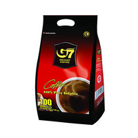 G7 COFFEE 中原咖啡 无糖低脂纯黑速溶咖啡 200g*2袋