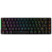 ROG 玩家国度 魔导士 68键 2.4G双模无线机械键盘 黑色 Cherry红轴 RGB