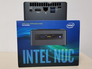 英特尔Intel NUC8i5BEH NUC8i5BEK 8I5BEHS 黑蘋果主机壁挂广告机工控机门禁迷你主机雷电3视频程序开发