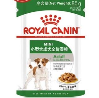 ROYAL CANIN 皇家 狗粮小型中型成犬湿粮 全价主食级 泰迪贵宾柴犬湿粮
