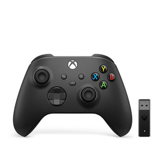 Xbox One S 无线控制器+USB-C线缆 磨砂黑