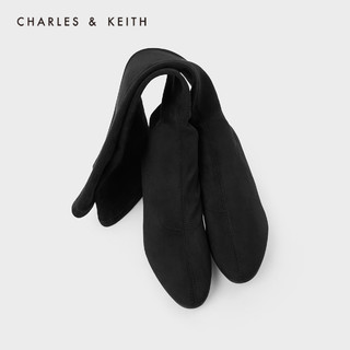 CHARLES&KEITH冬季新品CK1-90360339女士高跟长靴