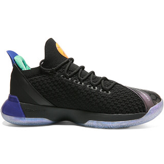 PEAK 匹克 帕克7代系列 男子篮球鞋 E93323A 黑色/紫色 42