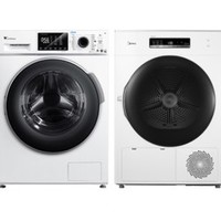  Midea 美的 TG100VT86WMAD5+MH100-H1W 洗烘套装86+1 10kg