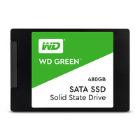 西部数据 需会员：西部数据（WD） Green SSD固态硬盘 SATA3.0接口 绿盘 高速低功耗 SATA 3.0 绿盘| 480G  官方标配