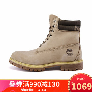 Timberland添柏岚马丁靴新款户外男鞋休闲高帮靴A1QRD A1QRDW/中米色 40