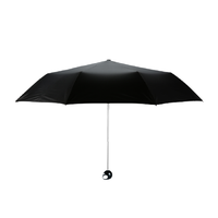 Knirps 克尼普斯 Floyd Manual系列 8骨手动三折遮阳伞 黑色