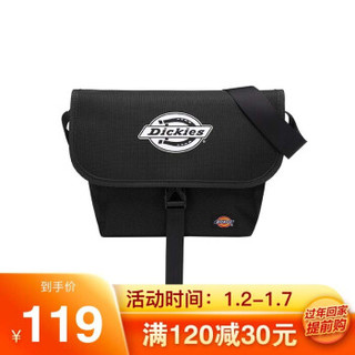 DICKIES单肩包男女百搭简约斜挎包学生邮差包191U90LBB40BK02