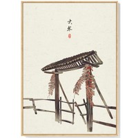 装饰画 24节气 中国古风挂画 二十四客厅墙画