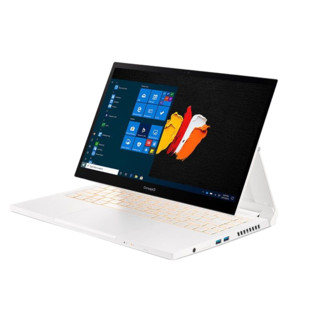 acer 宏碁 ConceptD 3 Ezel 14.0英寸 设计本 白色(酷睿i7-10750H、GTX 1650Ti 4G、16GB、1TB SSD、1080P、IPS、N20Q5-CC314)