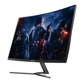 ViewSonic 优派 VX2758-C-mh-2 27英寸 VA 曲面 FreeSync 显示器(1920×1080、144Hz）