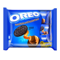 亿滋印尼原装进口奥利奥(OREO) 夹心饼干 花生巧克力味 9小包256.5g