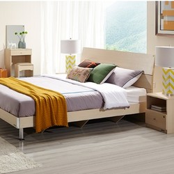 QuanU 全友 106302 卧室家具组合套装（1.8m床+床头柜+床垫）