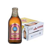 TSINGTAO 青岛啤酒 金质小瓶棕金小麦醇正 296ml*24瓶