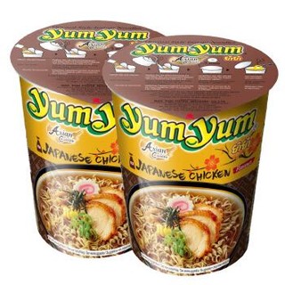 泰国进口 养养牌（yumyum）鸡味日式豉油汤面（组合装）70g*2杯 方便面 *6件