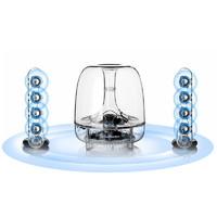 哈曼卡顿蓝牙音箱Soundsticks Wireless无线水晶家用音乐透明（透明）