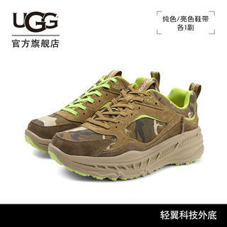 UGG2020春夏新款男士单鞋迷彩色厚底老爹鞋运动鞋1114550（40、MSG | 苔绿色）