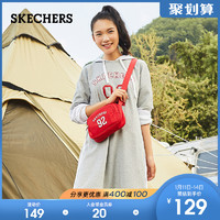 Skechers斯凯奇男女同款单肩斜挎包 时尚实用小斜挎包L319U034（圣诞红/006T）