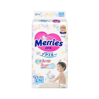 Merries 妙而舒 纸尿裤 L54片*6包