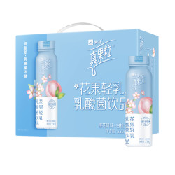 MENGNIU 蒙牛真果粒花果轻乳樱花白桃味 230g*10瓶+ 卡乐比坚薯片黑胡椒味65g+ 海天盐焗粉30g + 兴盛 柔丝软毛牙刷