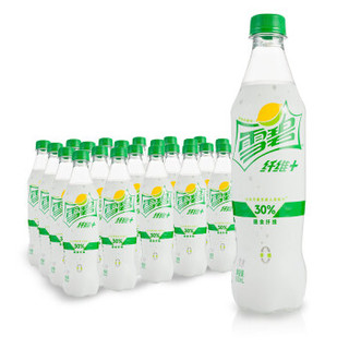 雪碧 Sprite 雪碧纤维+ 柠檬味 无糖零卡零糖 汽水 碳酸饮料 500ml*24瓶 整箱装 可口可乐公司出品 *2件