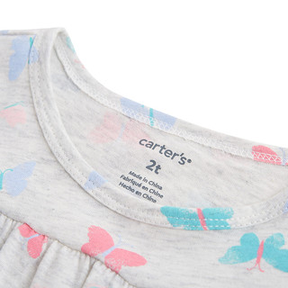 carter's女童套装儿童衣服2020新款中大童长袖长裤套装