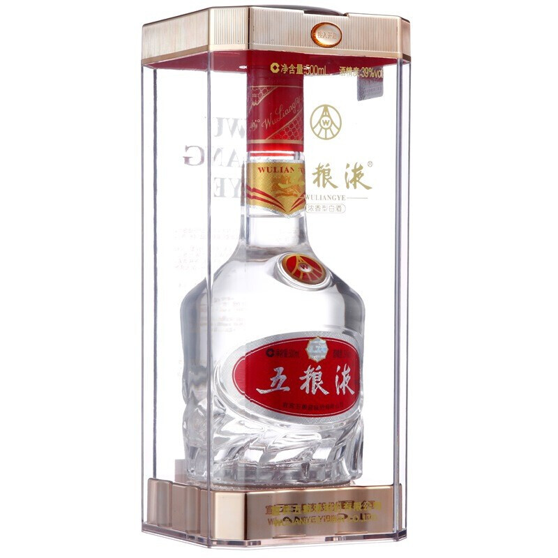 WULIANGYE 五粮液39%vol 浓香型白酒500ml 单瓶装【报价价格评测怎么样