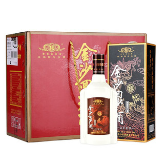 JINSHA 金沙 回沙酒 五星金沙 51%vol 酱香型白酒 500ml*6瓶 整箱装