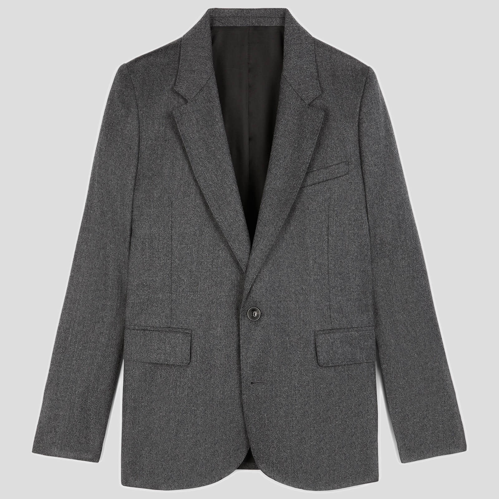 ami女士经典西装羊毛外套灰色