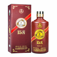WULIANGYE 五粮液 15酱 手工版 53%vol 酱香型白酒 500ml 单瓶装