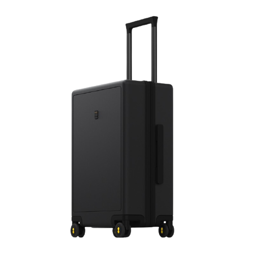 行李箱 密碼拉桿箱女男托運旅行PC箱26英寸大容量 旅行者系列黑色