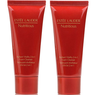 ESTEE LAUDER 雅诗兰黛 鲜活亮采红石榴二合一洁面乳 30ml*2