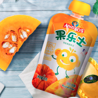 fruit me up 果乐士 果泥 3段 南瓜芒果味 90g
