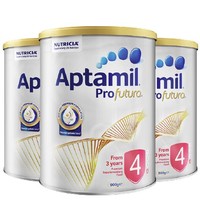 Aptamil 爱他美 白金澳洲版240亿活性益生菌奶粉4段 900g*3罐