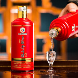 多彩贵州茅台镇酱香型53度白酒鸿运500ml单瓶装