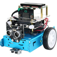 创乐博 编程机器人microbit智能小车机器人micro:bit套件 图形化python编程 A套餐：标准套餐 天空蓝