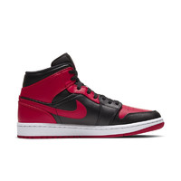 AIR JORDAN 正代系列 Air Jordan 1 Mid 男子篮球鞋 554724-074 红黑 40.5