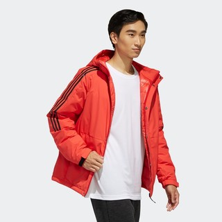 adidas 阿迪达斯 3ST Down JKT 男子户外羽绒衣 EH3996 红黑 M