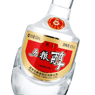 WULIANGYE 五粮液 五粮醇 优醇 42%vol 浓香型白酒 500ml*6瓶 整箱装