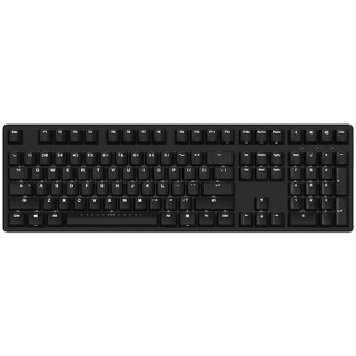 iKBC F108 108键 有线机械键盘 108键 黑色 单光 红轴