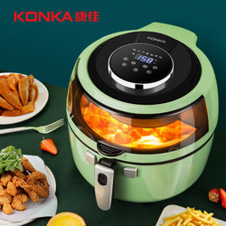 康佳（KONKA）智能空气炸锅家用 6.5L大容量 无油脱脂更健康 KGKZ-6505
