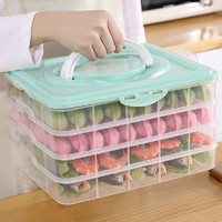 保鲜盒透明带饺子盒冻饺子多层盖收纳盒鸡蛋盒装蛋盒
