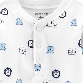 carter's婴儿连体衣2020新品婴幼儿长袖爬服包屁衣18186410（深灰色(66/6M和66/9M请参考详情页尺码表身高数据选择下单）、90/24M ）