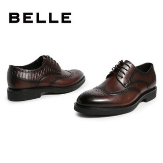 BELLE 百丽 6SZ01DM9 男士牛皮革皮鞋